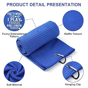 タオル4 Amazon.co.jp: VitalCozy テニスタオル おもしろ刺繍テニス